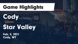 Cody  vs Star Valley  Game Highlights - Feb. 5, 2021