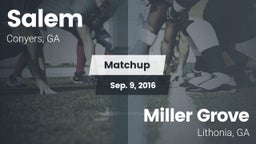 Matchup: Salem  vs. Miller Grove  2016