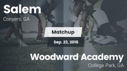 Matchup: Salem  vs. Woodward Academy 2016