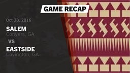 Recap: Salem  vs. Eastside  2016
