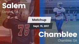 Matchup: Salem  vs. Chamblee  2017