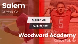 Matchup: Salem  vs. Woodward Academy 2017
