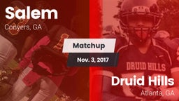 Matchup: Salem  vs. Druid Hills  2017