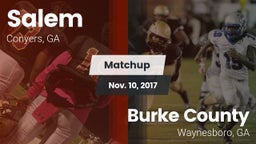 Matchup: Salem  vs. Burke County  2017