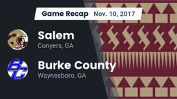 Recap: Salem  vs. Burke County  2017