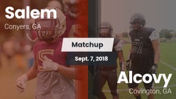 Matchup: Salem  vs. Alcovy  2018