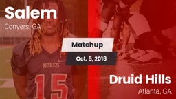 Matchup: Salem  vs. Druid Hills  2018