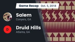 Recap: Salem  vs. Druid Hills  2018
