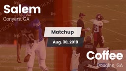 Matchup: Salem  vs. Coffee  2019