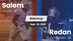 Matchup: Salem  vs. Redan  2020