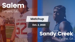 Matchup: Salem  vs. Sandy Creek  2020