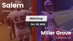Matchup: Salem  vs. Miller Grove  2020