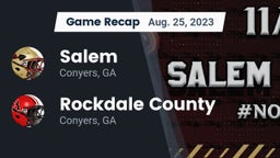 Recap: Salem  vs. Rockdale County  2023