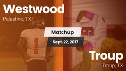 Matchup: Westwood  vs. Troup  2017