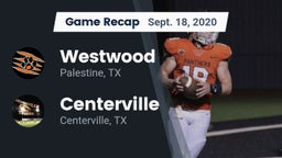 Recap: Westwood  vs. Centerville  2020