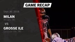 Recap: Milan  vs. Grosse Ile  2016