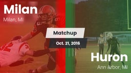 Matchup: Milan  vs. Huron  2016