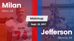 Matchup: Milan  vs. Jefferson  2017
