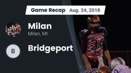 Recap: Milan  vs. Bridgeport 2018