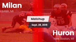 Matchup: Milan  vs. Huron  2018