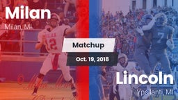 Matchup: Milan  vs. Lincoln  2018