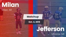 Matchup: Milan  vs. Jefferson  2019