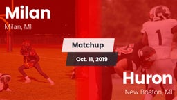 Matchup: Milan  vs. Huron  2019