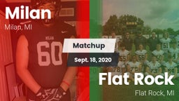 Matchup: Milan  vs. Flat Rock  2020