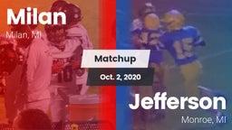 Matchup: Milan  vs. Jefferson  2020
