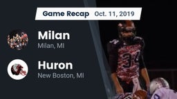Recap: Milan  vs. Huron  2019