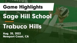 Sage Hill School vs Trabuco Hills Game Highlights - Aug. 20, 2022