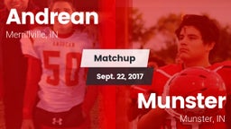 Matchup: Andrean  vs. Munster  2017