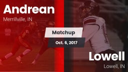 Matchup: Andrean  vs. Lowell  2017