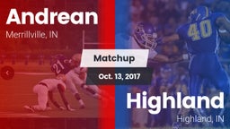 Matchup: Andrean  vs. Highland  2017