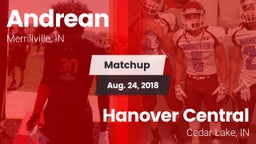 Matchup: Andrean  vs. Hanover Central  2018