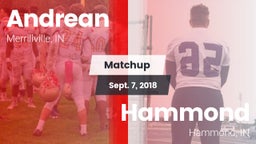 Matchup: Andrean  vs. Hammond  2018