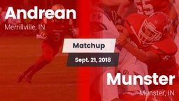 Matchup: Andrean  vs. Munster  2018