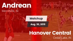 Matchup: Andrean  vs. Hanover Central  2019