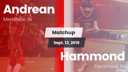 Matchup: Andrean  vs. Hammond  2019