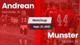 Matchup: Andrean  vs. Munster  2019