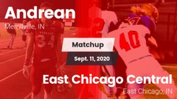 Matchup: Andrean  vs. East Chicago Central  2020