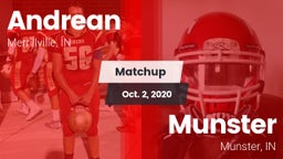 Matchup: Andrean  vs. Munster  2020