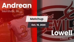 Matchup: Andrean  vs. Lowell  2020