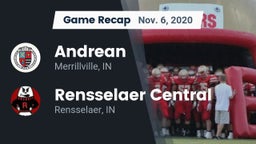 Recap: Andrean  vs. Rensselaer Central  2020