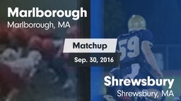 Matchup: Marlborough High vs. Shrewsbury  2016