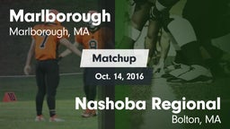 Matchup: Marlborough High vs. Nashoba Regional  2016