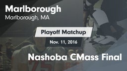Matchup: Marlborough High vs. Nashoba CMass Final 2016
