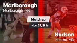 Matchup: Marlborough High vs. Hudson  2016
