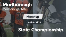 Matchup: Marlborough High vs. State Championship 2016