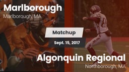 Matchup: Marlborough High vs. Algonquin Regional  2017